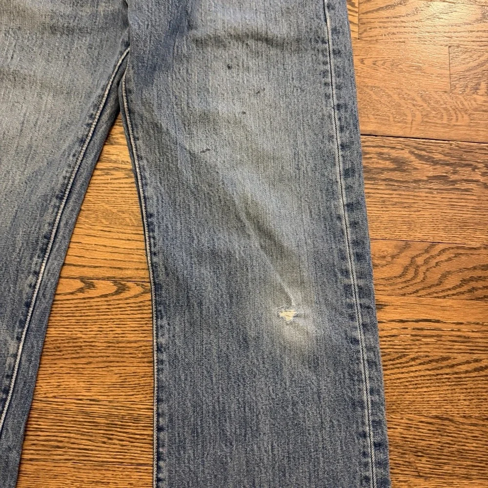 Levi's 501 Jeans Men's 32x32‎ Button Fly Medium Wash Distressed